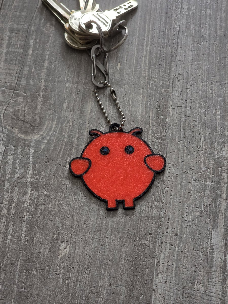 rapterron's tweet photo. You know when you know!
@openclaw logo as a keychain claw, 3D printed of super flexible, rubber-like TPU.

Yes, this was actually my agent's idea to give something back to the claw community by @steipete.

Who wants some?

The 3D files will be published on @printablescom soon. https://t.co/1habMWRwUg