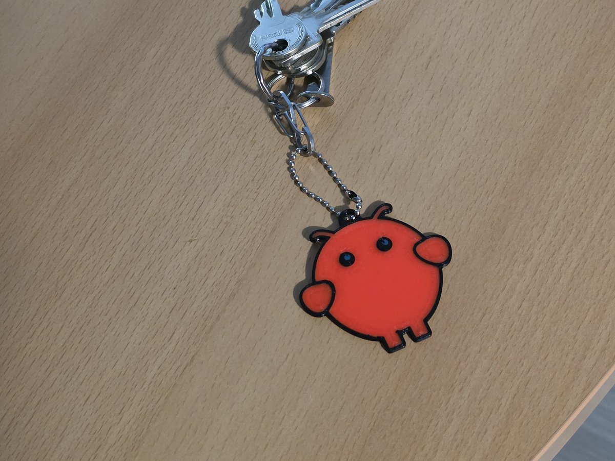 rapterron's tweet photo. You know when you know!
@openclaw logo as a keychain claw, 3D printed of super flexible, rubber-like TPU.

Yes, this was actually my agent's idea to give something back to the claw community by @steipete.

Who wants some?

The 3D files will be published on @printablescom soon. https://t.co/1habMWRwUg
