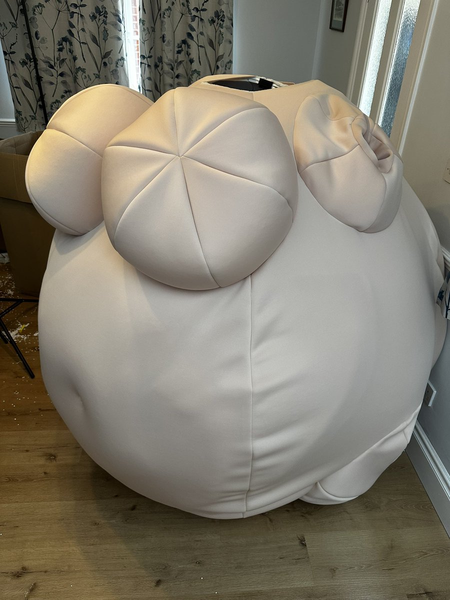 MaddieHugeBump's tweet photo. It’s coming together😁 Though it is using slightly more bean bag beans than expected🙈 Partly because I keep spilling them😅 https://t.co/9OjgAdbhSM