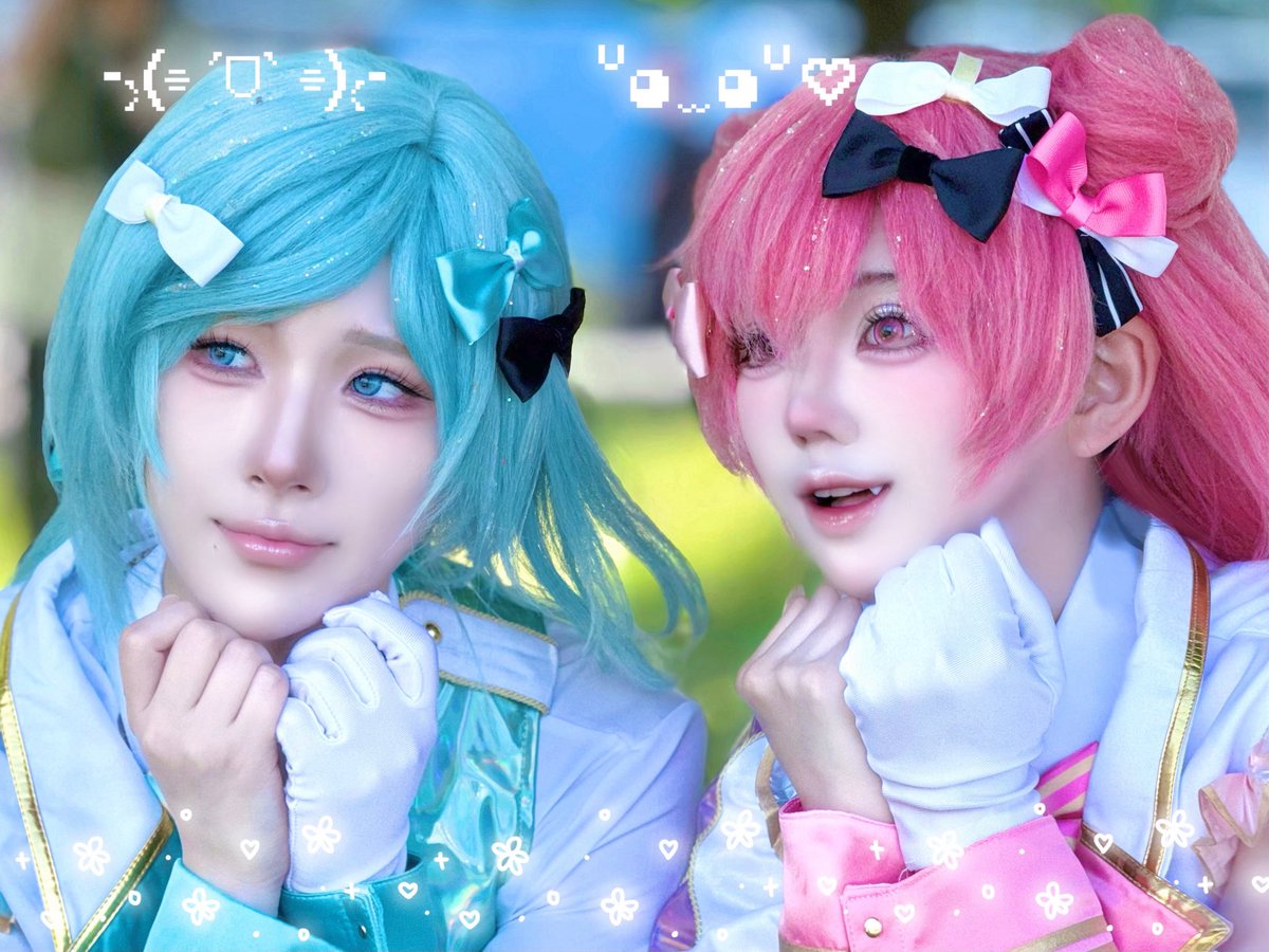 TOW__87's tweet photo. #prsk_cos 

🩵 (*๓´꒳​`๓*)  (՞o̴̶̷̤  ̫ o̴̶̷̤՞) 🩷 https://t.co/rfPEYifG8J