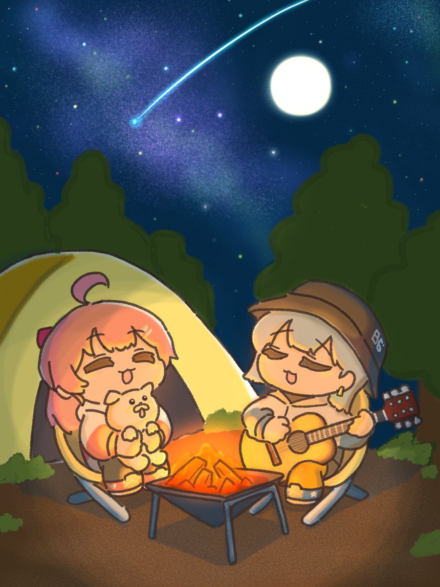 Beeeno3522's tweet photo. ビジキャン🏕️
#ほしまちぎゃらりー　 
#miko_Art https://t.co/M2wp42TjzL