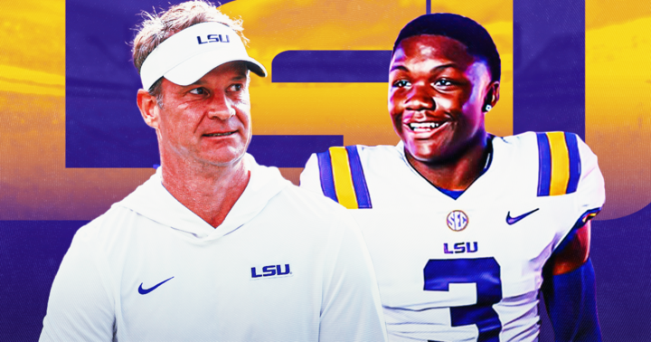 samspiegs's tweet photo. NEW: LSU made a "significant jump" with No. 1 WR Easton Royal after his official visit to Baton Rouge  

The Tigers are surging with the 5-star target + closing the gap with Texas as a final decision looms

Intel: https://t.co/hVzxg5w0if https://t.co/qcQke91NEQ