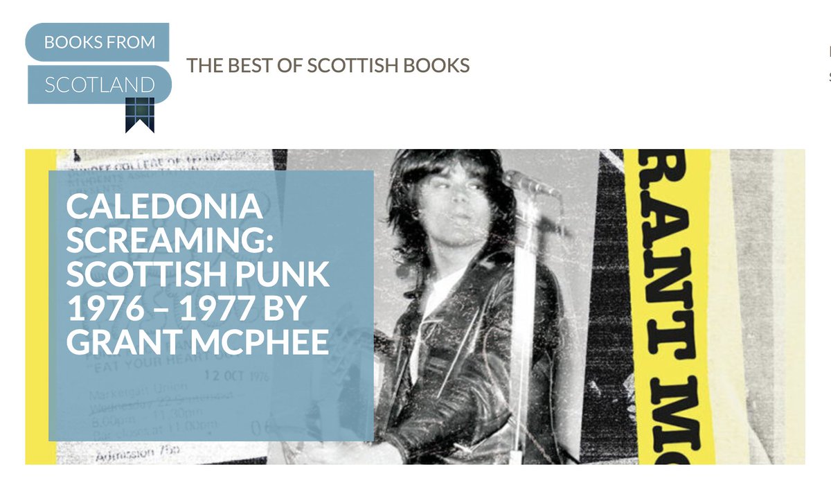 intocreative's tweet photo. Caledonia Screaming by @GrantMcPheeFilm, published on Into Books is featured in the latest issue of 'Books From Scotland'. The article also features well-chosen Youtube links to some of the main the bands of the era. (Someone's done their research 👏)
https://t.co/2mKCIDAVaL https://t.co/8bTxGIMK1q
