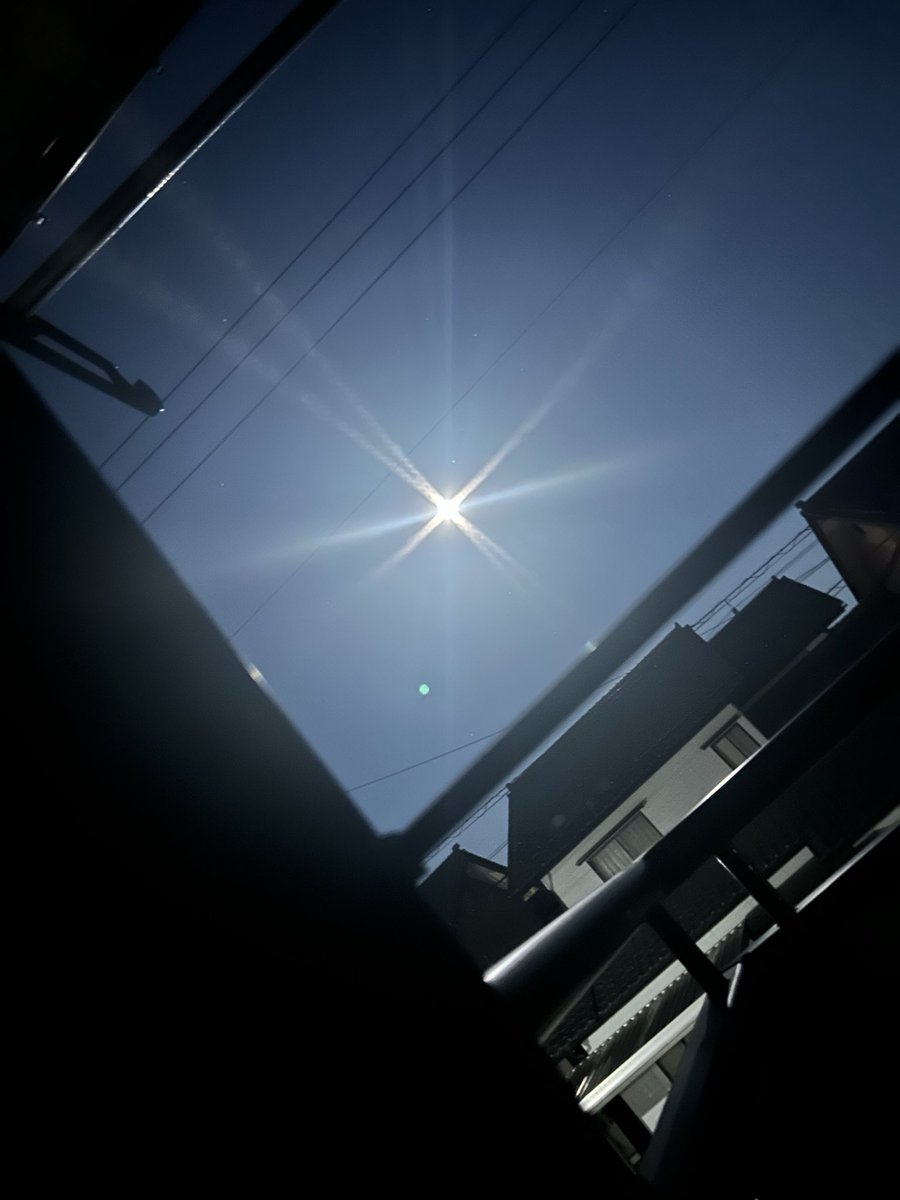 A_F_ruhl's tweet photo. 満月眩しく照らすよ https://t.co/hEstMdCkKs