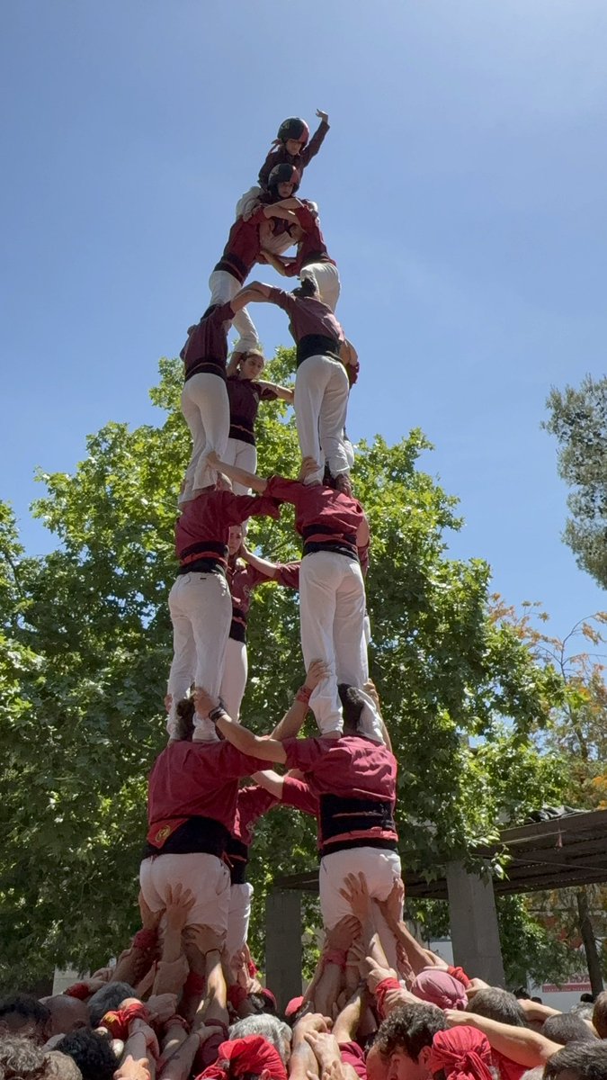 jovedesitges's tweet photo. 🟥 Avui a Vilafranca, amb motiu del Memorial Joan Sol hem fet 3de7, 5de7, 4de7, pde5.

↗️ Tant el 3 com el 4de7 han estat enfocats a treballar-los amb un pis més. Hem fet estrenes i noves posicions al pom, que han donat bons resultats. Els castells de 8 truquen a la porta! https://t.co/p5db8Lcvx3
