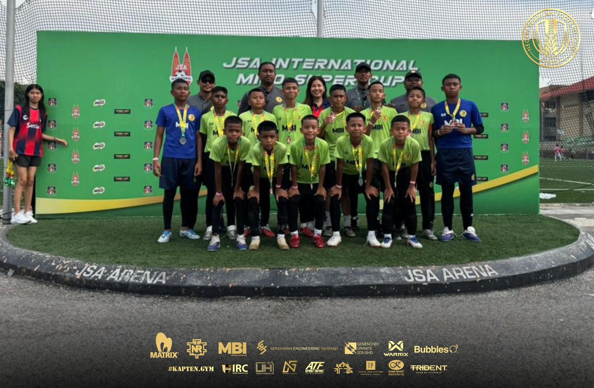 nsfc1923devt's tweet photo. NSFC B-10 &amp; B-12 NAIB JOHAN JSA INTERNATIONAL MILO SUPER CUP

Skuad pembangunan NSFC B-10 &amp; B-12 menamatkan kempen JSA International Milo Super Cup 2026 di JSA Arena hari ini dengan keputusan yang membanggakan apabila kedua-duanya bergelar Naib Johan bagi kategori masing-masing. https://t.co/Caqov0S4og