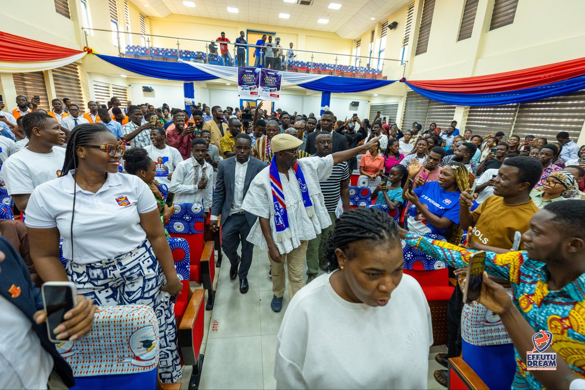 AfenyoMarkin's tweet photo. Great parties are built by loyal people who show up, not just when it is easy.

Yesterday, I was the Keynote Speaker at the TESCON-UCC Alumni Connect and Legacy Summit, held at the School of Graduate Studies (SGS) Auditorium, University of Cape Coast, under the theme: “Empowering Youth, Enabling Change: Shaping a Sustainable Legacy.”