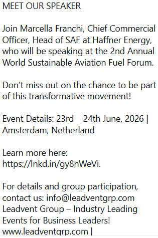 notgivingpledge's tweet photo. Haffner Energy solutions improving global production of sustainable aviation fuel (SAF).
Discussions planned with over 150 industry peers.
Urgent: 22 days until the forum in Amsterdam
#SAF #eSAF #H2 #RED3 #ALHAF #NetZero #Biofuel #PtL #RefuelEU #ETS #CORSIA https://t.co/STTBex3pg9