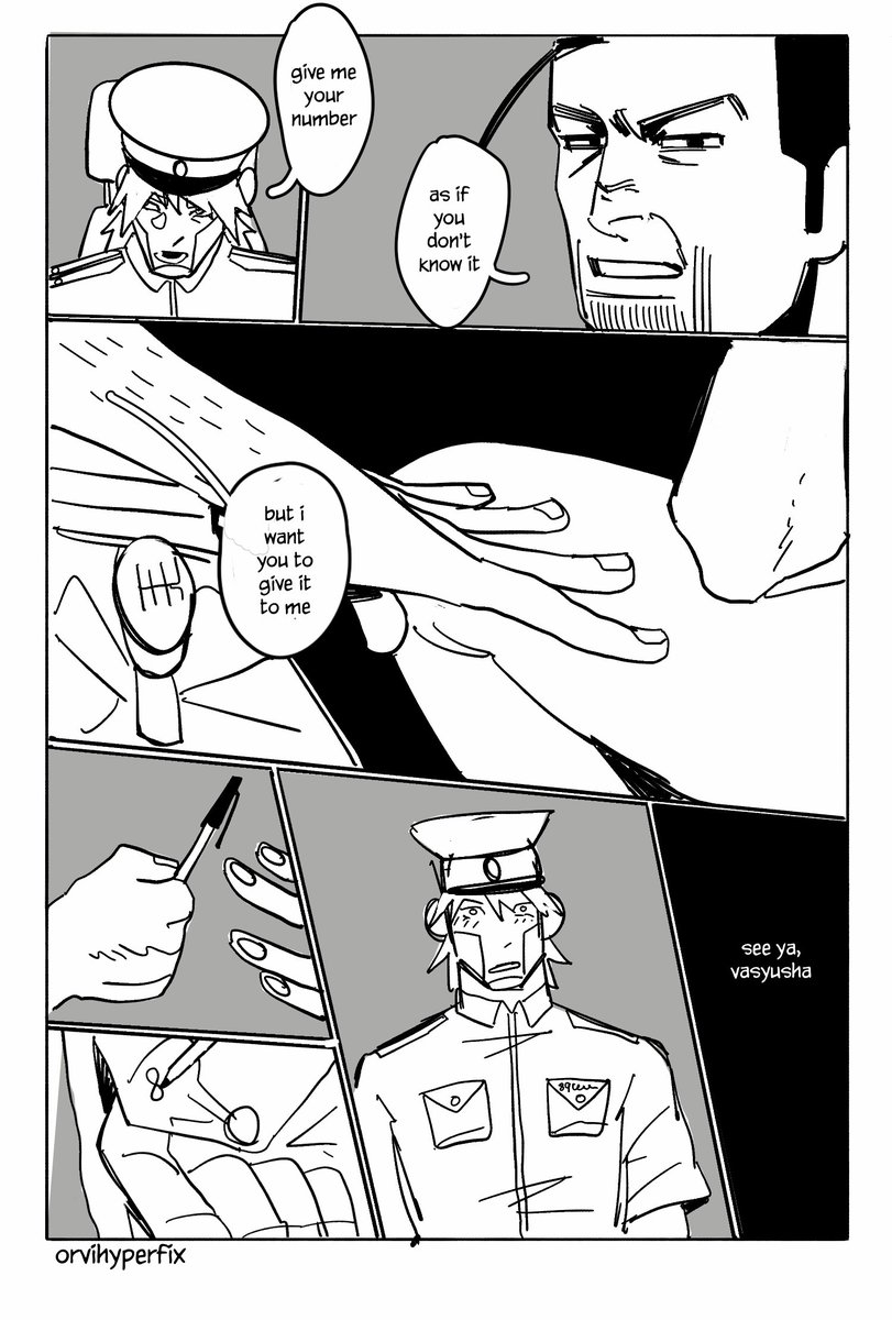 o_r_v_i_'s tweet photo. ep. 4 number
if you like this comic so far, please, retweet and like it! i am grateful for any reaction you guys leave💚
#gk #goldenkamuy #vasio https://t.co/SD882eUulD