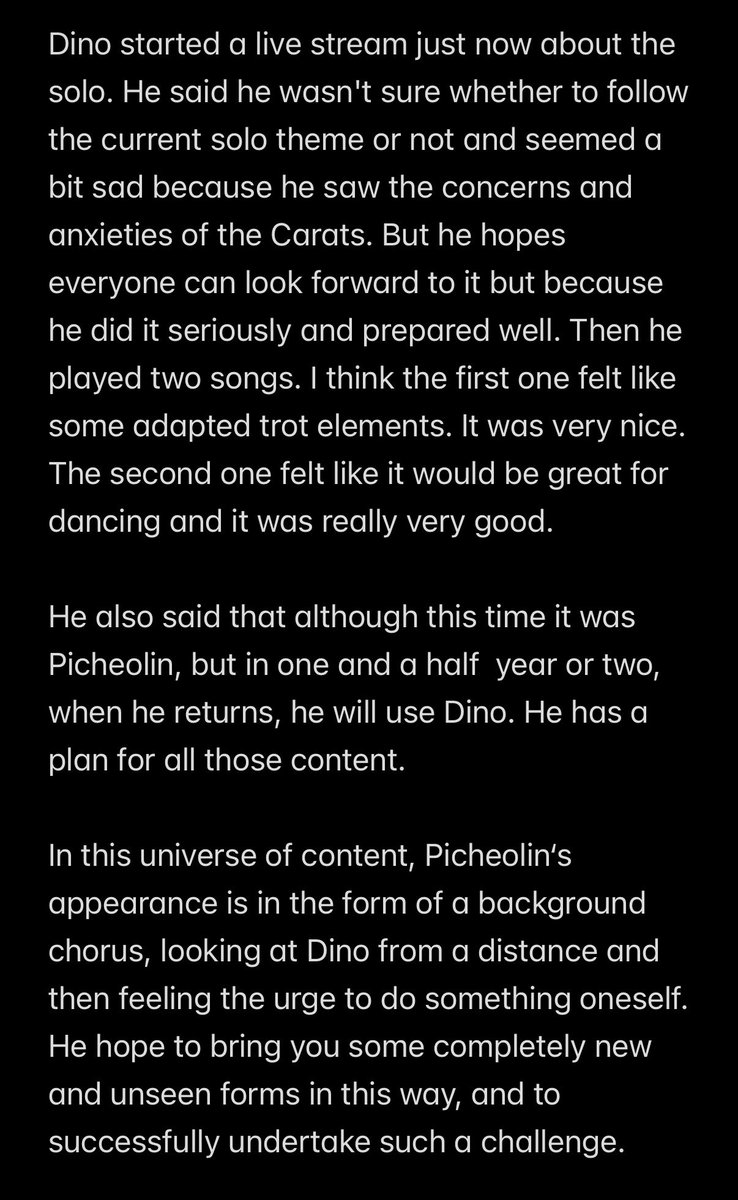 Nimoland_'s tweet photo. Dino started a live stream just now about the solo. 
Our Dino is really great, always has his own plan and knows everything.🥺.
디노 solo 멋있다! 무조건 응원해! 🎉🦦
Looking forward to the solo con! I will definitely go！

#DINO #디노
#SEVENTEEN #세븐틴 https://t.co/AXNEEIAq0z
