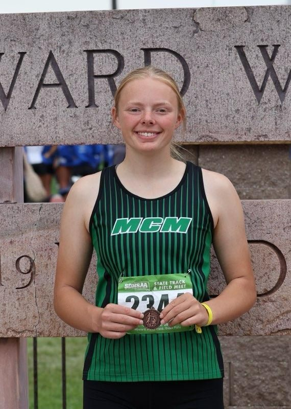 McCookCentralSD's tweet photo. Congratulations to Mandi Schock for placing 4th in the Long Jump at the State A Track and Field Meet! https://t.co/SA3QlYxfFl