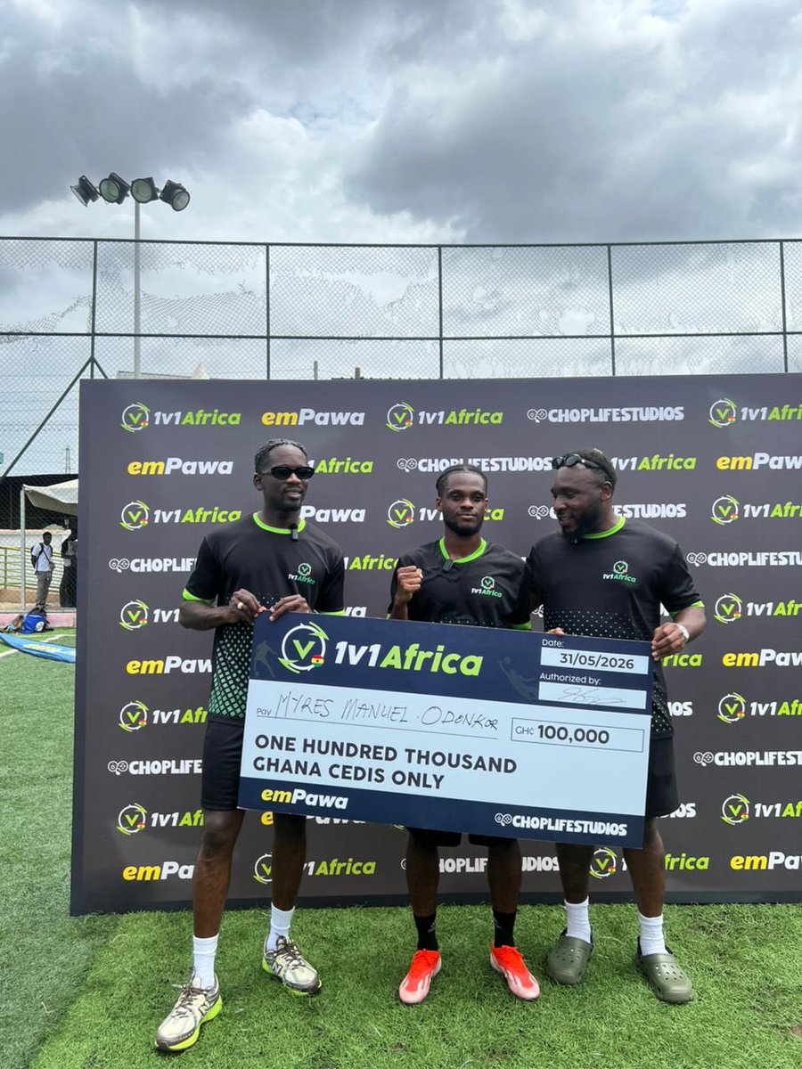 AsieduMends's tweet photo. The 1v1 Africa Challenge Grand Finals happening in Ghana 

This is Africa's biggest 1v1 Sports platform, showcasing raw talent, crazy skills, and intense battles from across the continent. 

Well Done Mr Eazi 👏🏾❤️💯 https://t.co/QGNx5gATJt