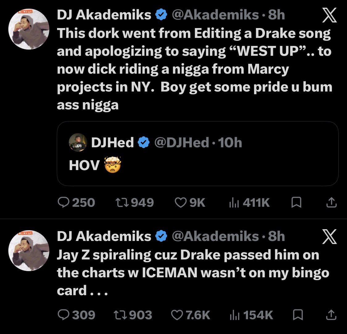 ChallzBrownLife's tweet photo. The most satisfying thing is watching Akademiks spiral https://t.co/qSNkd92WAn