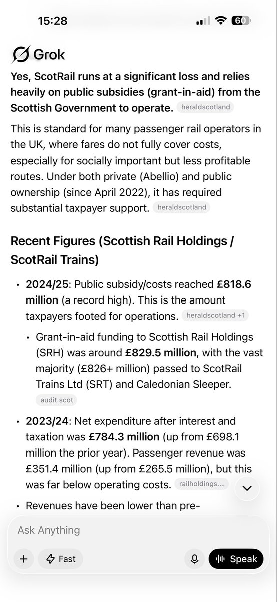 JonjMale's tweet photo. @SalesBud @HouseofAyres @Heidi_Labour Costs have doubled since Scotrail was nationalised https://t.co/jOgZGpOidO