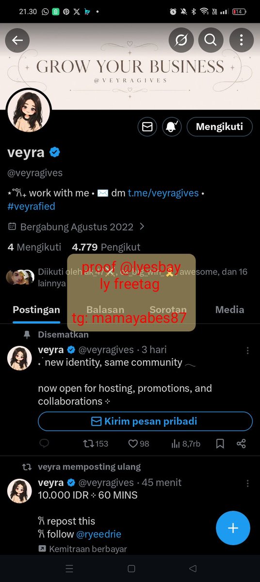 Ly freetag tweet media