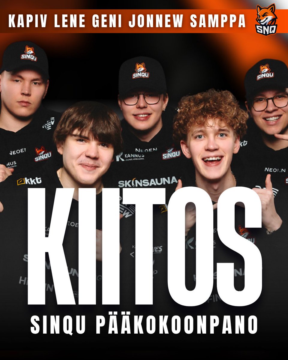SINQUESPORTS's tweet photo. Tänään oli aika kääntää uusi sivu seuran historiassa ja samalla kiittää näitä sotureita 516 päivää kestäneestä ikimuistoisesta matkasta❤️

Kuukauden päästä on aika julkistaa uusi pääkokoonpano🔥

#CS2 #esportsfi #CS2Suomi https://t.co/K1aOrcoq4T