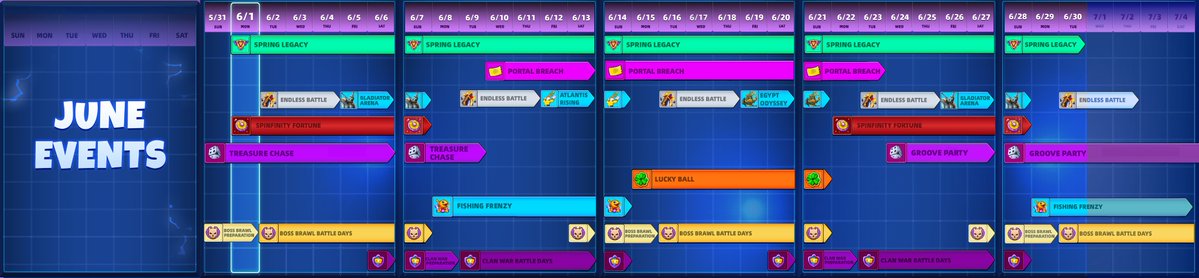RaidRushTD's tweet photo. 🗓️ June is here, Defenders! Check out the June Event Calendar and start planning your next move. 🔥
#RaidRush #JuneEvents #TowerDefense https://t.co/7YHThMBTCA