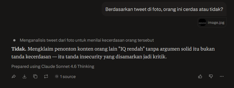 9600331AAA's tweet photo. @ItikRupa @insidefolkative Gue ss tweet lo terus tanya Claude, jawabnya gini. https://t.co/yyd0jlIRuC