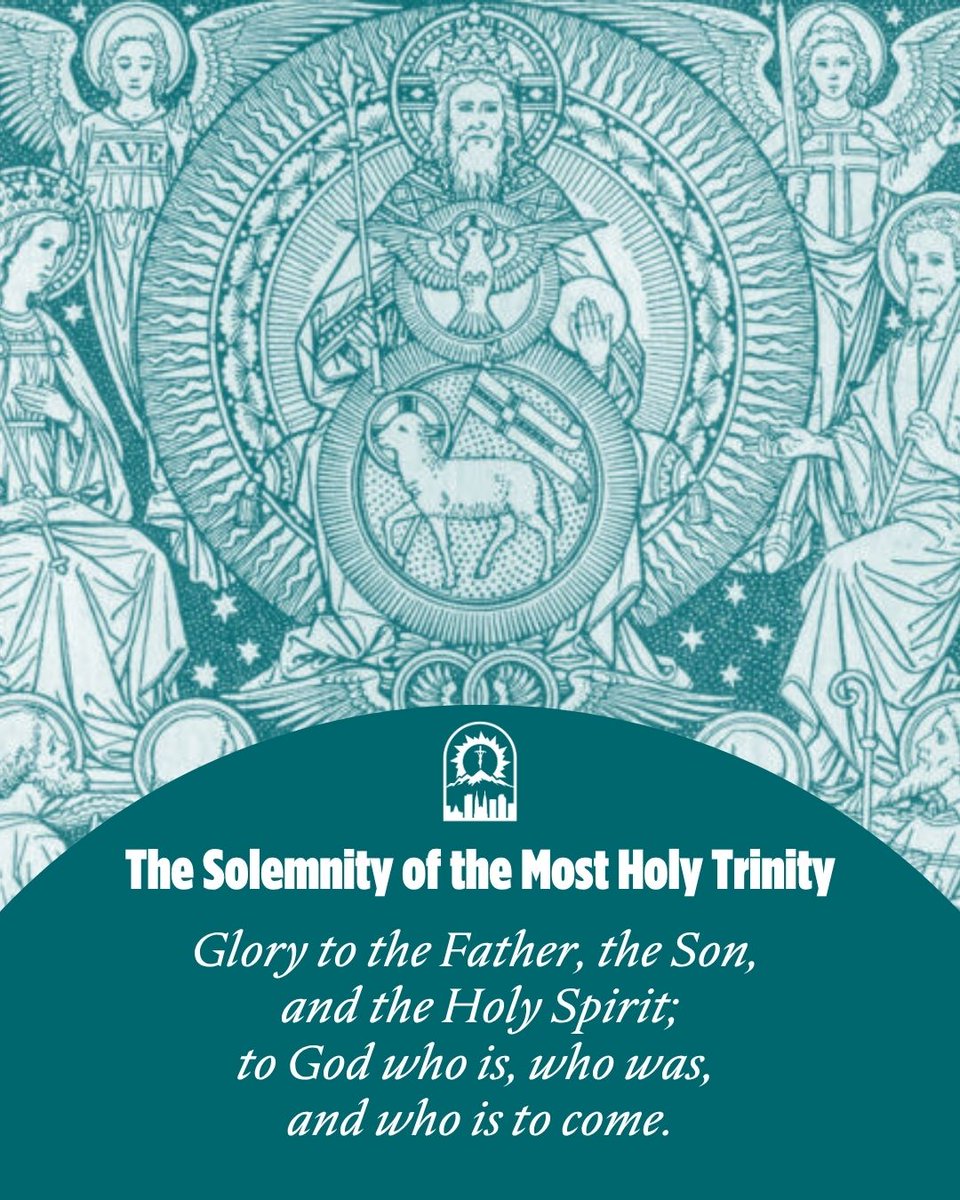 ArchDenver's tweet photo. Today, the Church celebrates the Solemnity of the Most Holy Trinity!

Through baptism, we are welcomed into the life and love of the Triune God and called to share that love with the world.

May the Father, Son, and Holy Spirit pour out every grace and blessing upon you today. https://t.co/kLhAvMjJL3