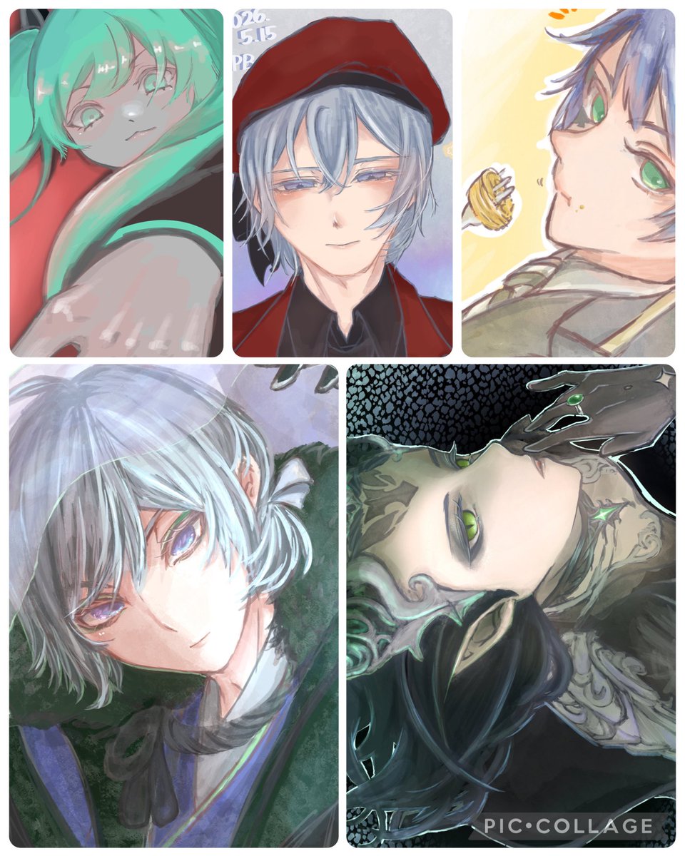 m_hrum's tweet photo. ほぼツイステ！
来月もいっぱい描きたいで候
#今月描いた絵を晒そう https://t.co/TeVWCqEC78