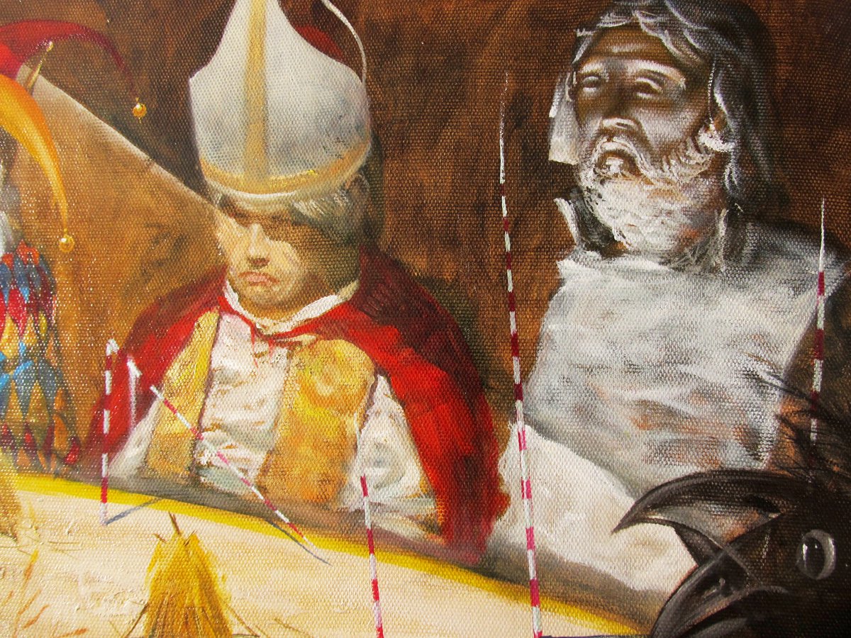 RoySergey's tweet photo. THE BREAD
Serhiy Roy•Ukraine
 130×80 cm, 2021
https://t.co/kmm6myIs79
With the help of brushstrokes and impressive images, this painting conveys the philosophical importance of bread in our lives. Surrealist elements and conceptual solutions add depth to the work. https://t.co/Ljh2Q5kGRZ