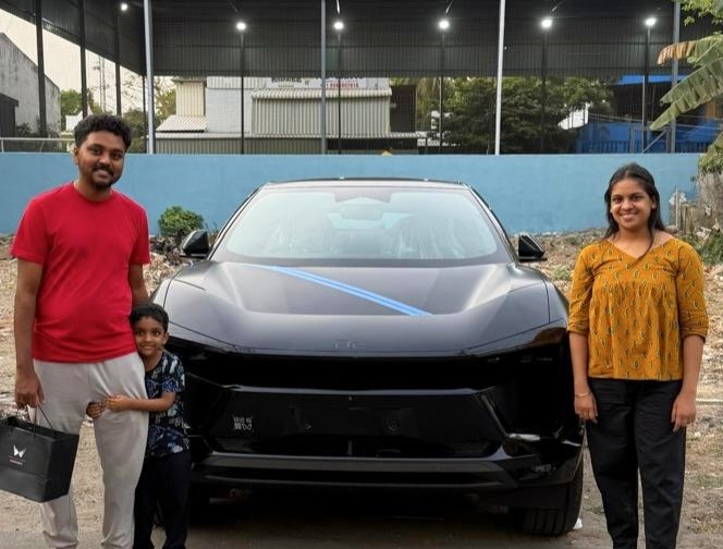 GulteOfficial's tweet photo. Following the massive success of #Karuppu...

#Suriya gifted Black Matte Mahindra BE6 Batman Edition electric SUVs to Music director Sai Abhyankkar, Cinematographer GK Vishnu and Editor R Kalaivanan. 

Now, all eyes are on the gift reserved for director #RJBalaji. https://t.co/q44avdo2cY