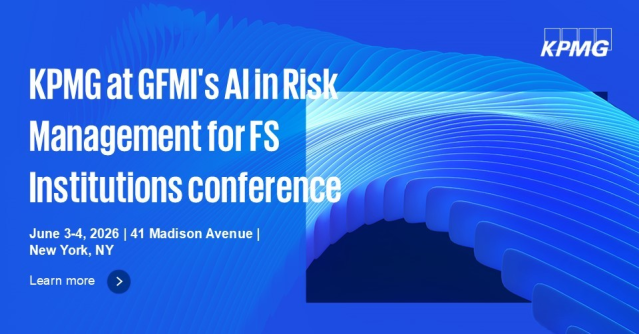 RawlsLisa's tweet photo. KPMG is proud to sponsor GFMI's "AI in Risk Management for FS Institutions" conference in NYC, June 3-4. Join us on Wednesday, June 3, as KPMG Risk Services leaders Prince Harfouche and Kelly Combs discuss how AI is reshaping compliance. https://t.co/zh96Z0D9bM https://t.co/nvUNSmpCuN