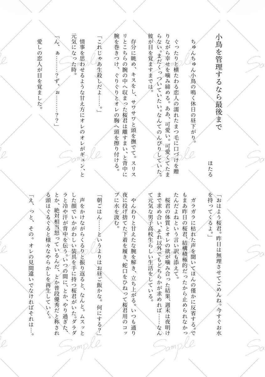 ss_darkpot's tweet photo. 【すおさく 闇鍋性癖ｱﾝｿﾛ サンプル】
⚠︎執筆者順不同 
⚠︎ページ繋がってません
⚠︎🔞シーンは後日支部に投稿します

⑫つん 様（@Tsun6131)
【乳i首＆お風呂】

⑬ほたる 様(@Hotaru5577)
【産🥚＆射ii精ii管理】

通販あり/再販なし
部数アンケートにご協力お願いいたします https://t.co/w9LAzdQ0kR