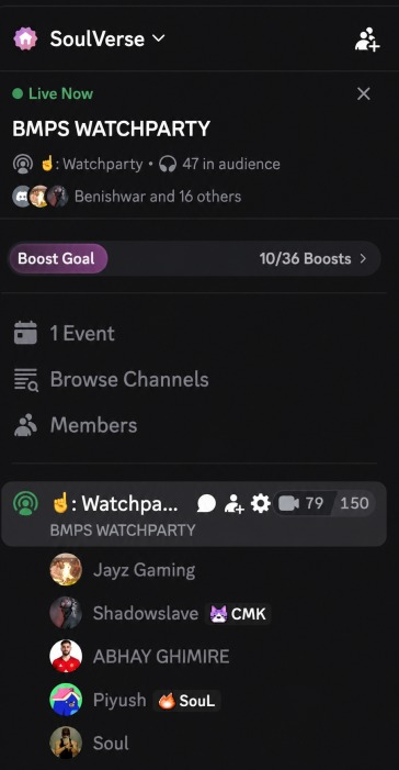 Soulverseop7's tweet photo. 🔥 What an absolute banger of a Watch Party!

Just like IQOO Soul's gameplay, the energy was on another level from start to finish. ⚡

A huge thank you to everyone who joined, cheered, and made the watch party special. Your presence and enthusiasm made the event unforgettable. https://t.co/RAj5eQRHMl