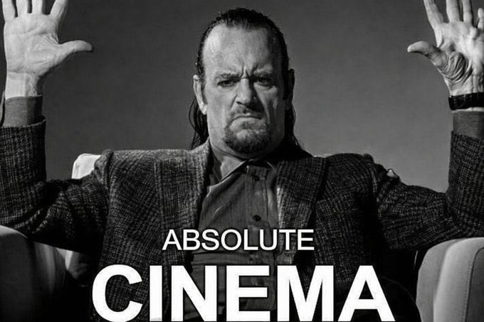 SaneGamer's tweet photo. @WWE What started off as a meme ended up being the best most cinematic feud of the 2020s. What a match. Undertaker  seriously needs to replace Triple fraud as head of creative ASAP. https://t.co/OYaT6z1QhY