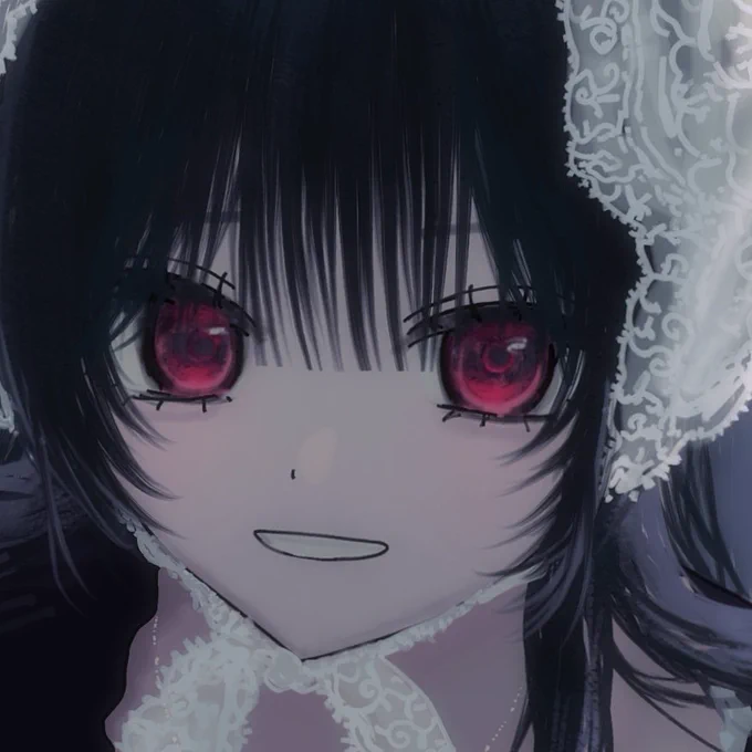 髪の塗りは確立したからいいとして、目の塗りが絵ごとに全く違うのやめたいです 同じキャラの目なのに塗りが毎度全然違う目の塗りだけ安定しない