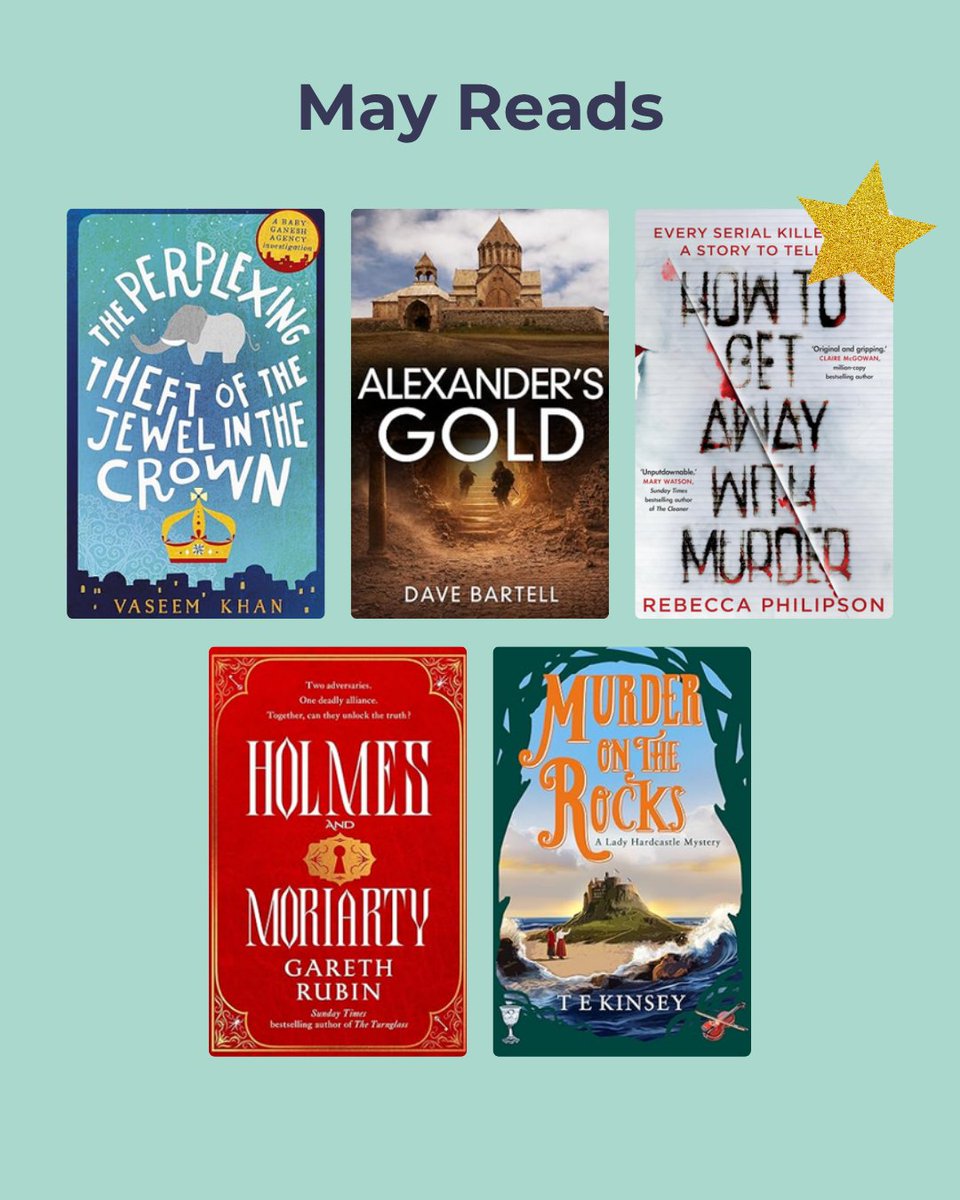 helenjauthor's tweet photo. Here's my May reads!

My favourite was How To Get Away With Murder by debut author @BeccaPhilipson . This is a masterpiece of crime fiction, with fabulous pop culture references and a main character who keeps you guessing until the very end. Highly recommended!

#readingcommunity https://t.co/F7EHtlv2n0