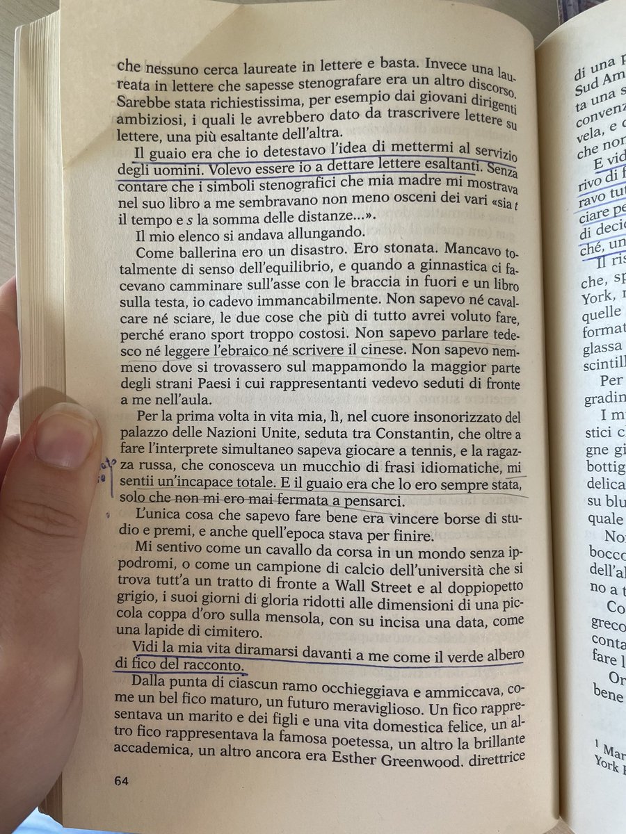 cathelineddk's tweet photo. maggio 𓍢ִ໋˚.

purtroppo ho iniziato a studiare per la sessione (ma ho dato già un esonero, due esami e un’idoneità🙂‍↕️) quindi ho potuto leggere solo
una donna di sibilla aleramo
ma ho iniziato la mia rilettura de
la campana di vetro ❤️‍🩹 https://t.co/HQfmcwlqQP