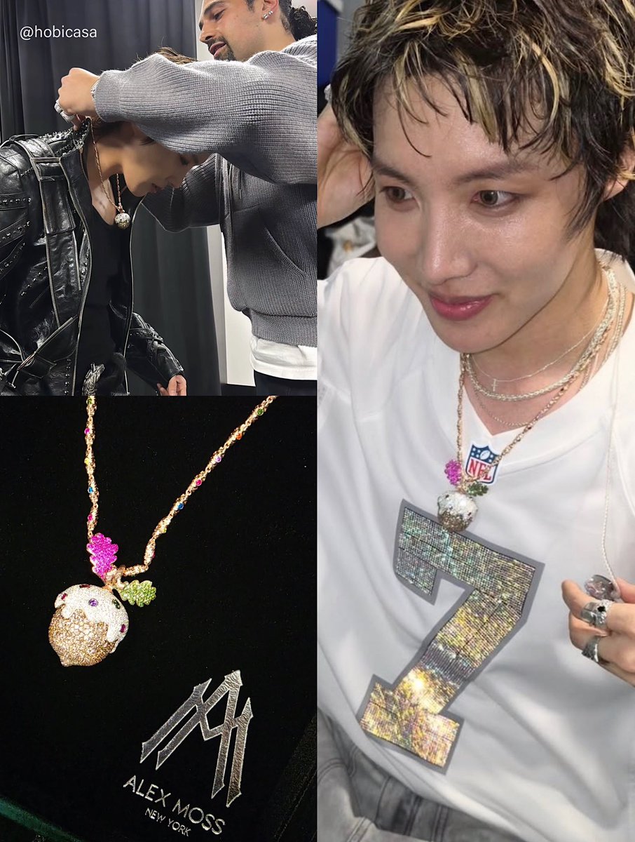 Alex Moss must have adored j-hope 😍 He visited him on-site in Las