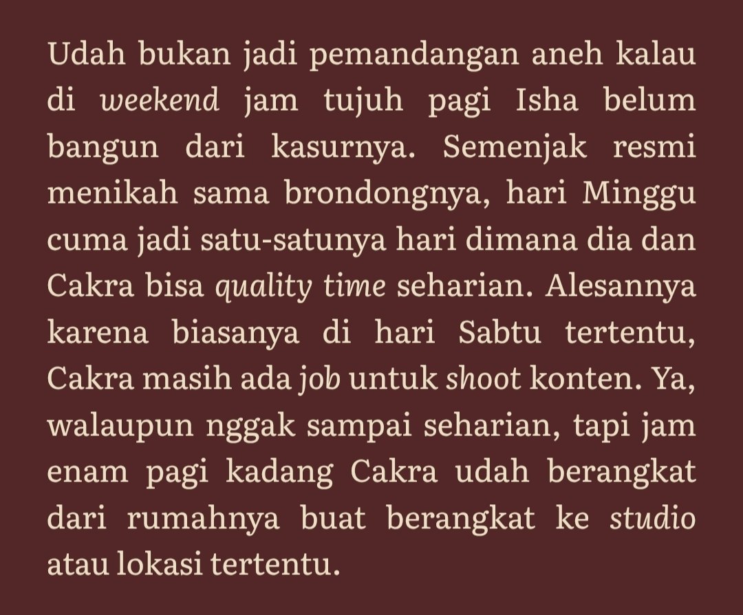 kasawroteit's tweet photo. woohwa two tweet lokal au
• sfs; cakraisha universe •

; ini cuma edisi intip weekendnya mereka pas udah nikah aja ya :P (1/2) https://t.co/4E8BFzAieS
