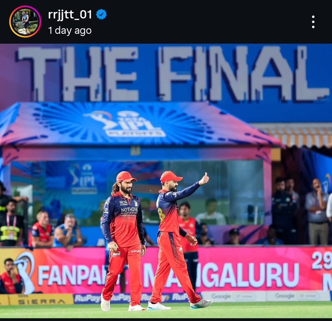 mythicMosaic0's tweet photo. Are these posts a hint about Virat retiring from the IPL today?

#RCB https://t.co/6dm0gWqOVd