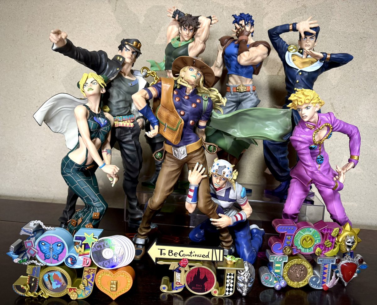 一番くじ ジョジョの奇妙な冒険 The Gathering of STARSフィギュア揃っ 