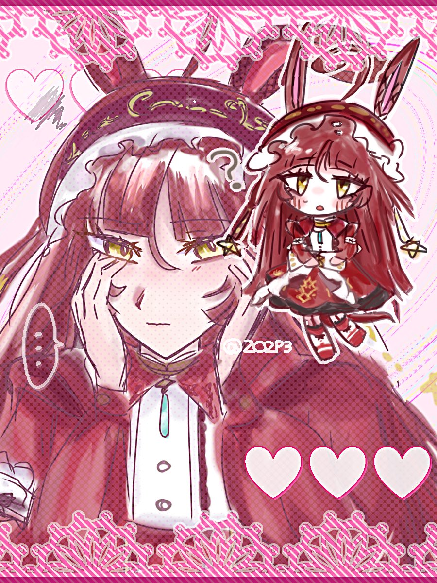 2O2P3's tweet photo. #ウマ娘　#レッドディザイア 

悩める聖女さま💘 https://t.co/fNbRlTI00c