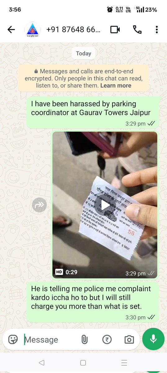 CommonMan__'s tweet photo. No response from @jpr_traffic whatsapp number!!!! https://t.co/1fD2JPyo68