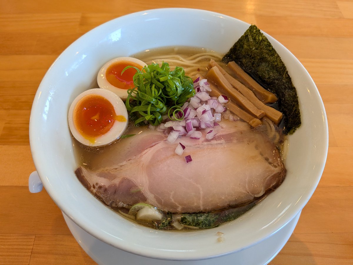 key_aynn's tweet photo. 自家製ラーメン アイリー@南中郷
味玉芳醇煮干し(塩)大盛。昨日訪問。2週ぶり、たぶん10回目。このバランス感の良いスープやっぱ好きなんだよね。本当に美味しい。個人的に比較的行きやすい場所にあるのもとてもありがたい。またそのうち。 https://t.co/NbzgM1Veat
