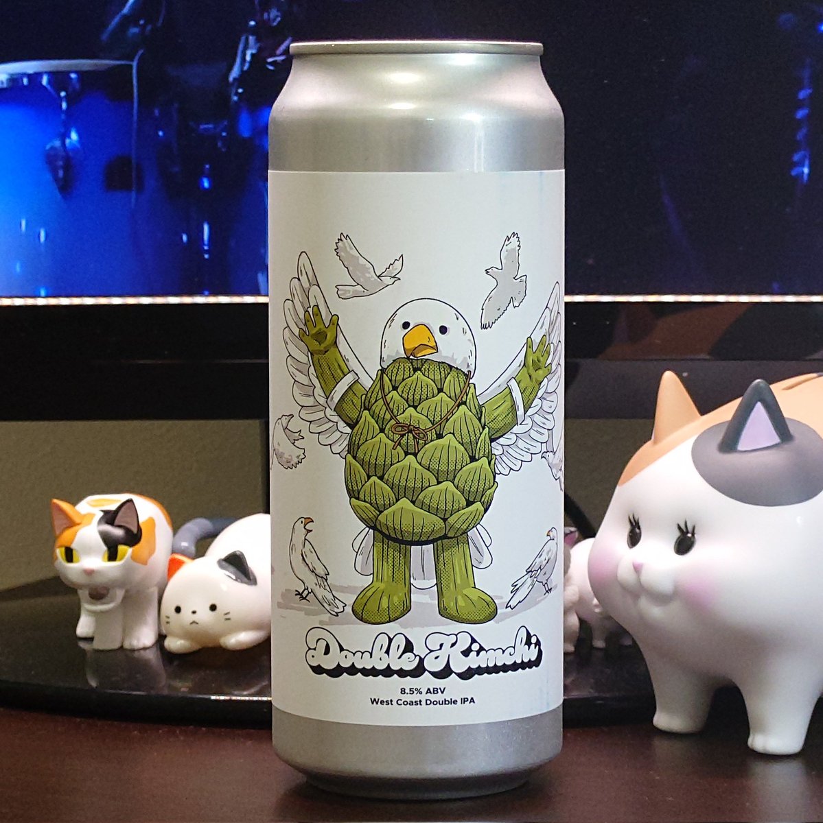 necohico's tweet photo. #WestCoastBrewing（@WCBShizuoka）　 × #WhiteCrowBrewing
『DOUBLE KIMCHI』
ABV 8.5％
Style:WEST COAST DOUBLE IPA
ダンクな香の柑橘松草！
WEST COAST IPA 系好き😻
#ビール #beer #クラフトビール #craftbeer #酒のスマイル（@sakenosmile_oki）#conix https://t.co/buBuV2FnSH