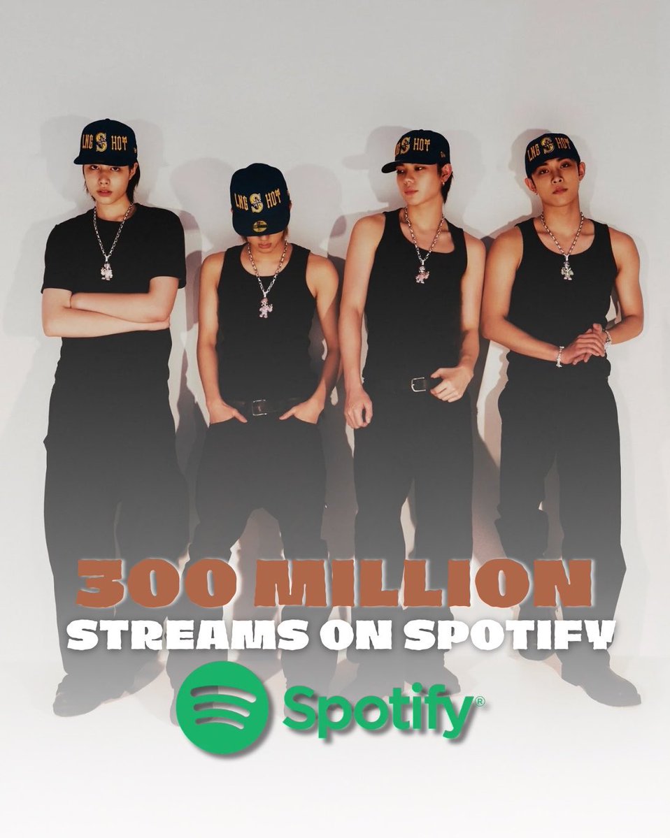 LNGSHOTBASE4sho's tweet photo. [INFO] LNGSHOT has officially surpassed 300 MILLION streams on Spotify across all credits! 🔥

This milestone includes streams from:
• Shot Callers EP
• 4SHOBOIZ Mixtape
• Training Day EP
• 4SHOVILLE Mixtape

Here’s to even bigger milestones ahead ❤️‍🔥🤞🏻Drop the tags shotties! 

LNGSHOT 300M ON SPOTIFY
#LNGSHOT_300MStreams
#롱샷_정상을향해
#LNGSHOT #롱샷
