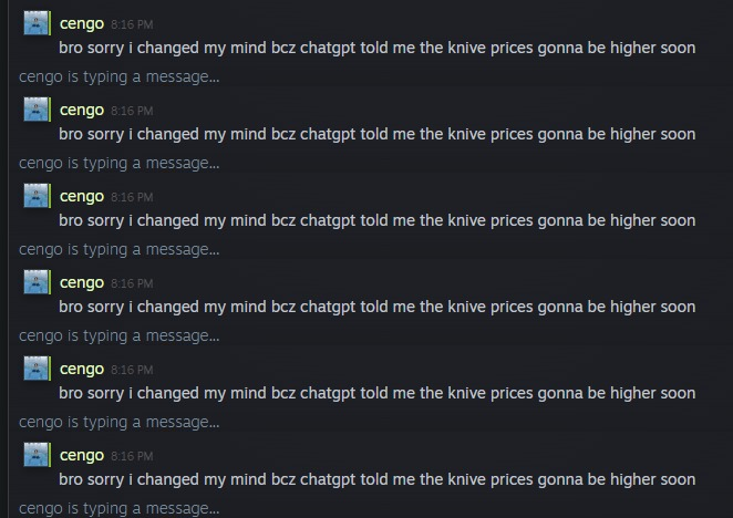 olafkswg - Buying Skins 95% tweet media