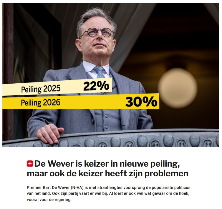 koengodderis's tweet photo. De media in VL (VRT, DPG, Mediahuis) zijn gepolitiseerd via subsidies en marktbescherming. Het hoeft je dan ook niet te verbazen dat die peilingen slechts 1 doel hebben: de publieke opinie sturen. Aan recente VRT peiling werkten 2 N-VA'ers mee. Kortom, peiling is 100% FAKE. https://t.co/2TEQzaZPue