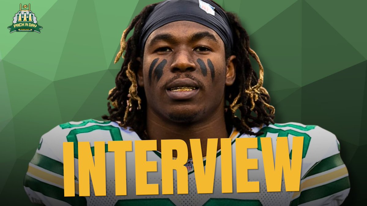 cheeseheadtv's tweet photo. Pack-A-Day - Episode 2866: Special Guest Jamaal Williams! https://t.co/QLNDyMw4CT #Packers #GoPackGo https://t.co/pGzvbJZAoI