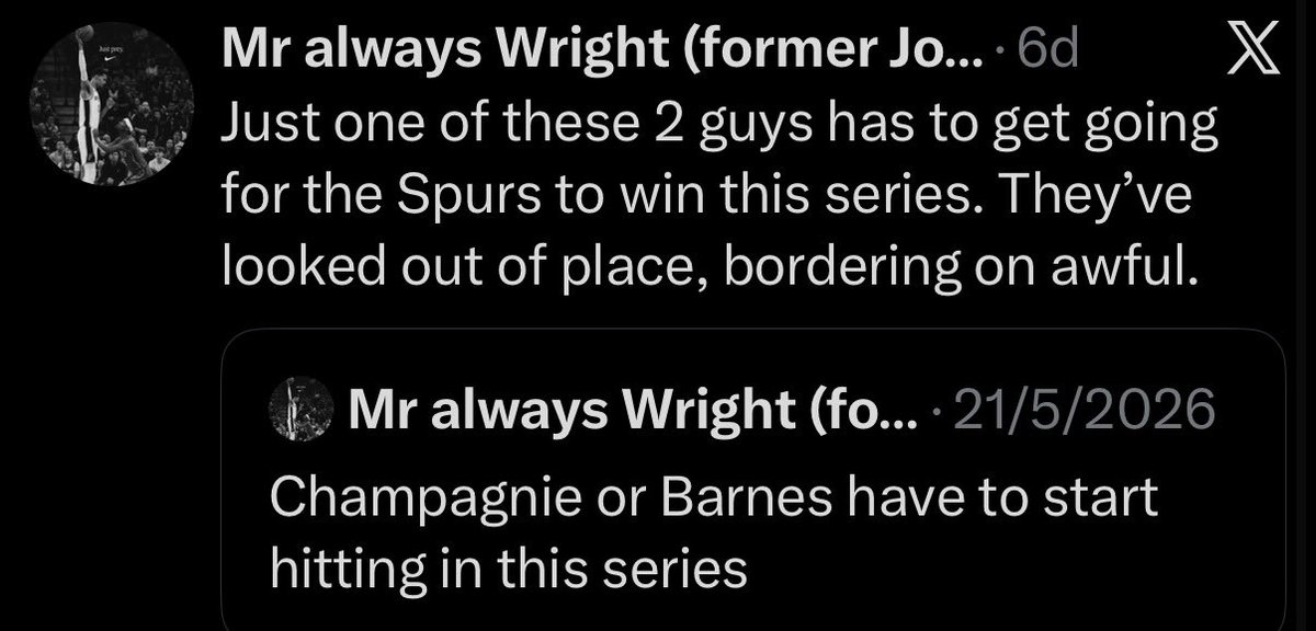 Mr always Wright (former Jokic believer) tweet media