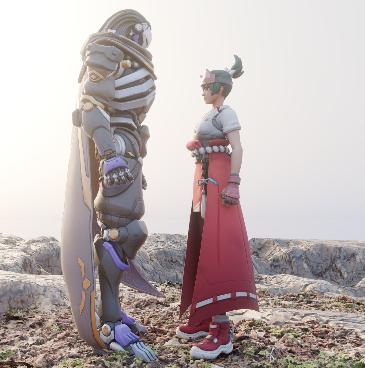Chergo0's tweet photo. She doesn’t know but I HATE HER /No lo sabe pero traigo 5 collabs en la mochila #overwatch #kiriko #Ramatra #dragonball #fyp https://t.co/R1tyAZndXX