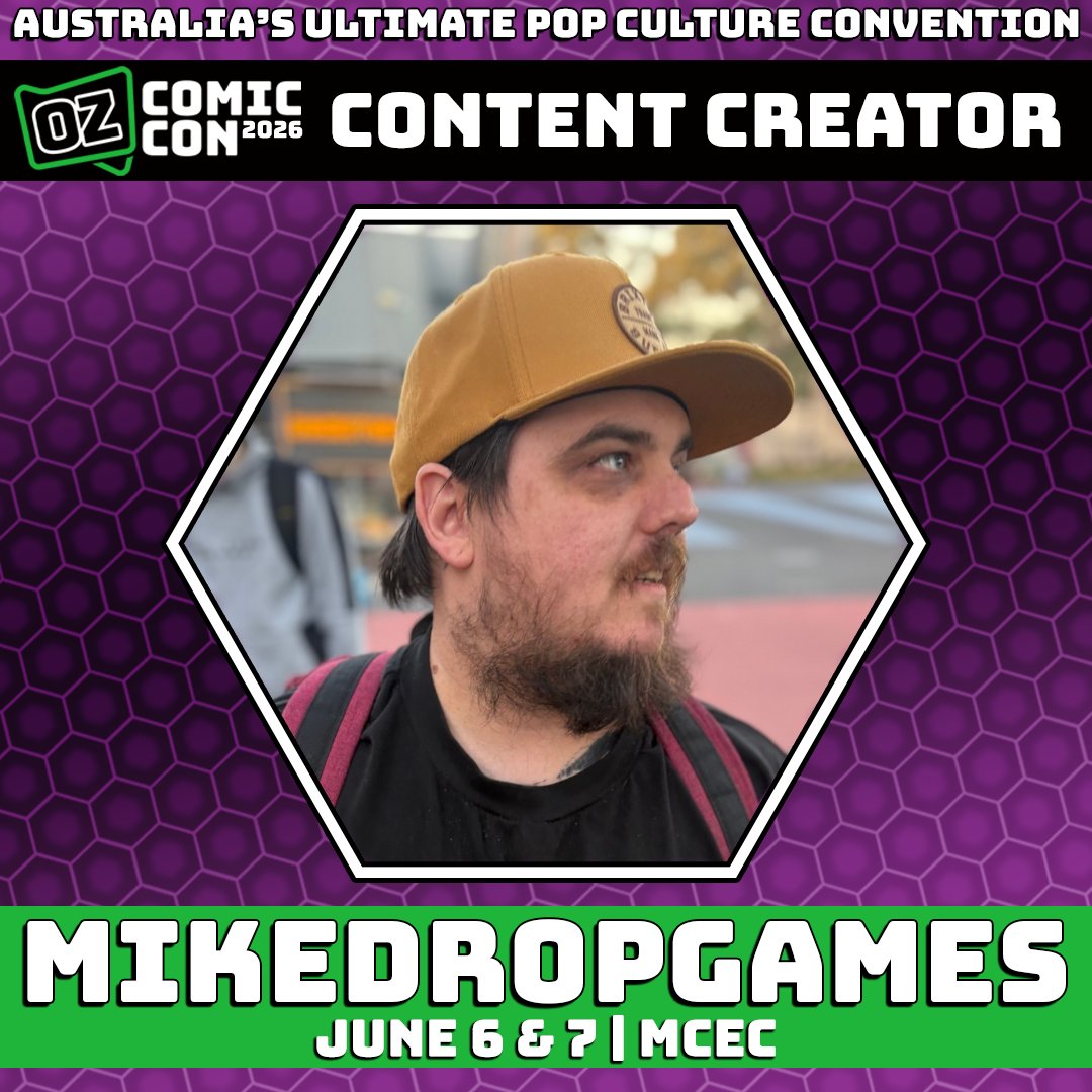 MikeDropGames's tweet photo. Stoked to announce that I've been selected as an official Content Creator for Oz Comic-Con in Melbourne!
I've been attending OCC for more than a decade, always having an absolute blast! So, it's a huge honour!

#OzComicCon #OCCContentCreator #CreatorsLive @OzComicCon https://t.co/UCrdEXbH0e