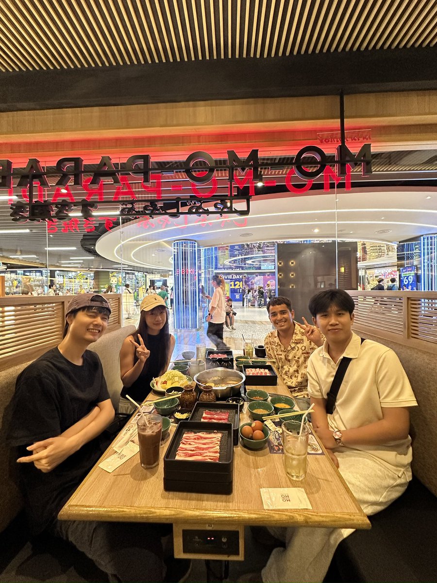 ThrisanuJohn's tweet photo. On May 31, 2026, I went to Thai temple. Also, I ate Sukiyaki with friends. By the way I ate Mala with friends. The weather is cloudy and 33 Celsius.

#กรุงเทพ #bangkok #bangkokth #visitthailand #blog https://t.co/vtRTJjFIxy