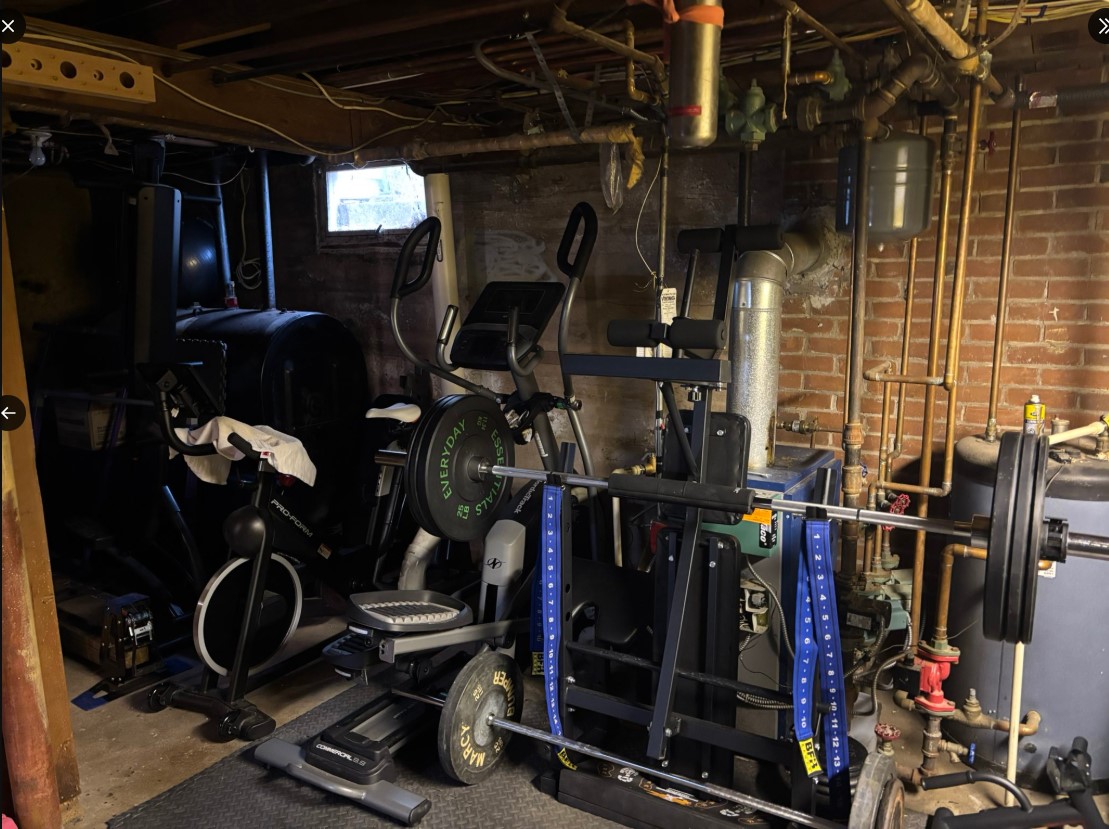 enduranceron's tweet photo. Home Gym evolution...Pic 1, first day setup after moving into this house 11 years ago...Pics 2-4 the current setup in the same space. The Home gym is never complete 😀 @homegymcoop #homegym https://t.co/u6ttxXYcBq